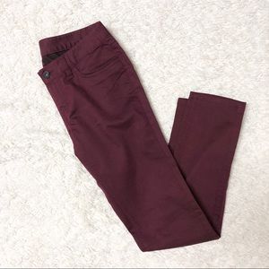 Giordano Blues Burgundy/ Maroon Skinny Pants